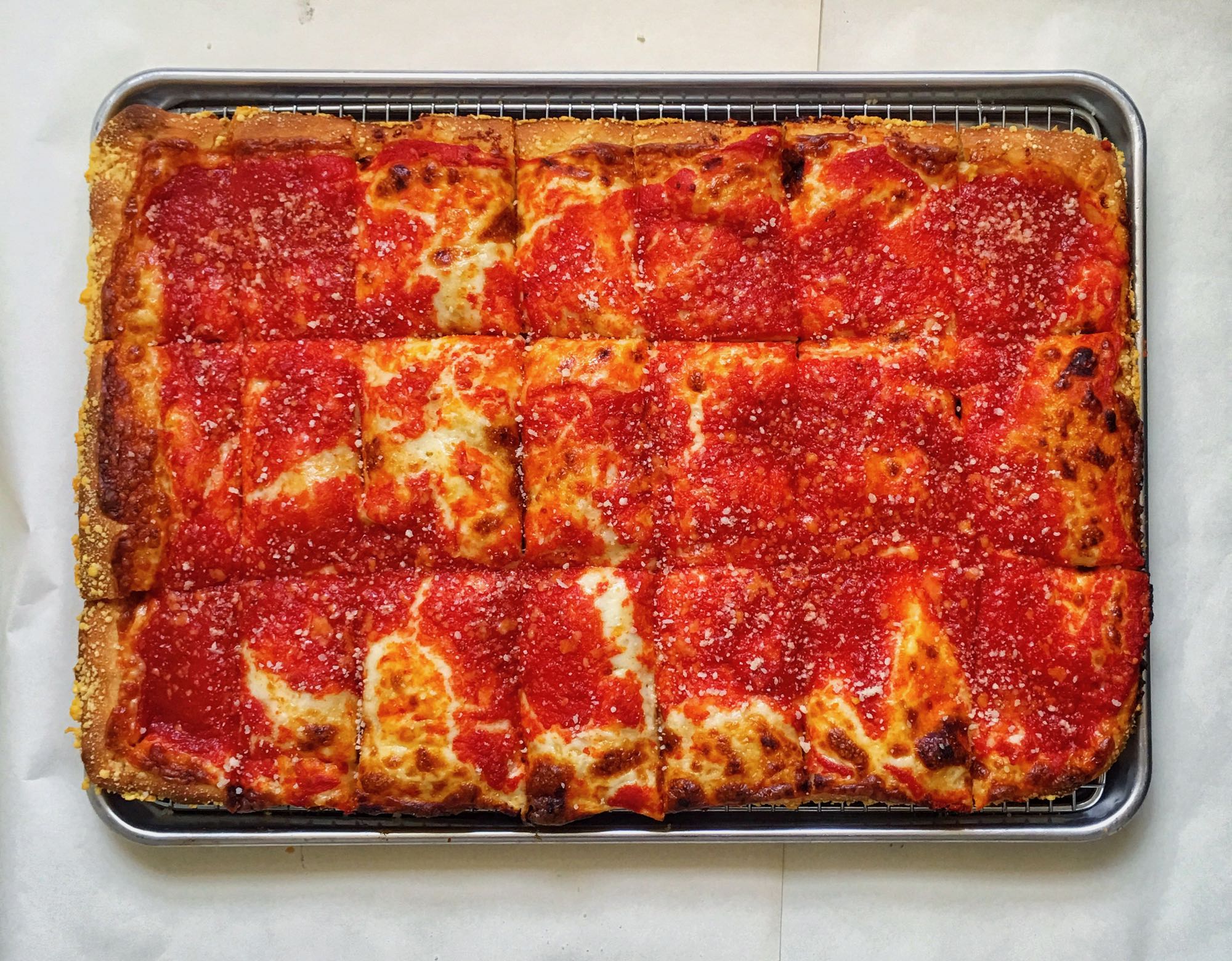 Adam s Sunday Square Sicilian Pizza Recipe It s Pizza Night 